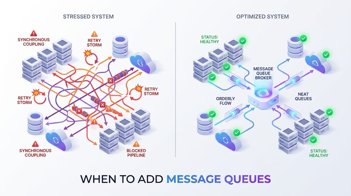 When Is It Time to Add a Message Queue? A Field Guide From Systems That Already Worked
